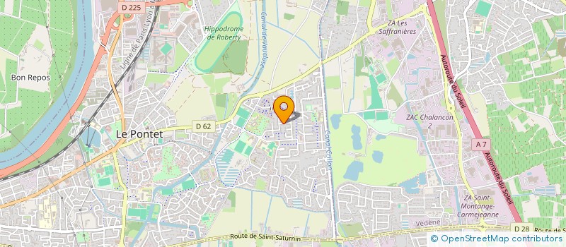 localisation de l'entreprise MADAME VALERIE DEZEMPTE  LE PONTET