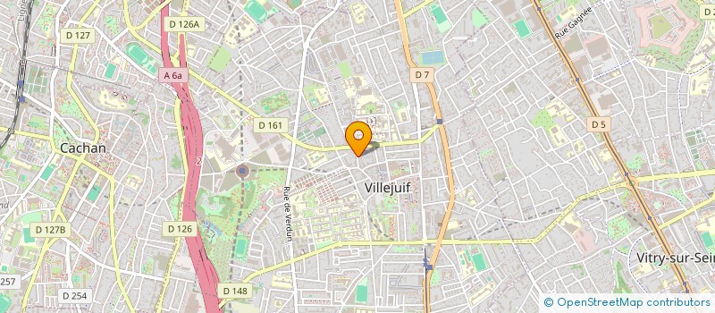 localisation de l'entreprise MADAME VALERIE DEZES à VILLEJUIF