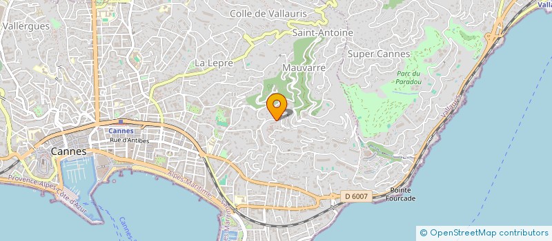 localisation de l'entreprise MADAME VALERIE DHAUSSY à CANNES