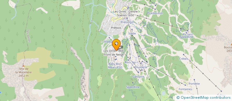 localisation de l'entreprise MADAME VALERIE DI DOMIZIO  LES ORRES