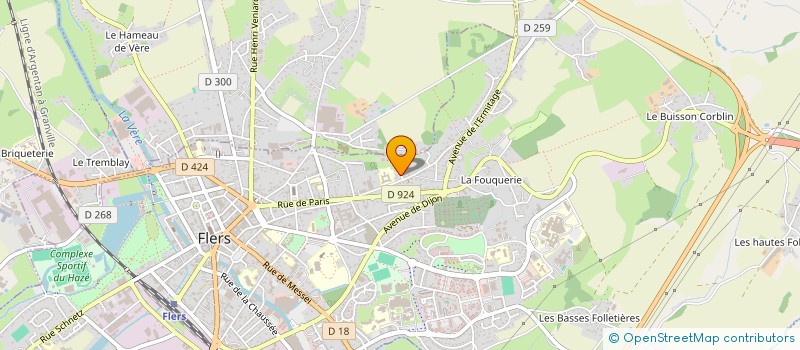 localisation de l'entreprise MADAME VALERIE DIARD  LA LANDE-PATRY