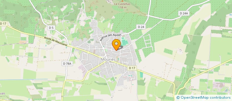 localisation de l'entreprise MADAME VALERIE DIEUDONNE  MOURIES