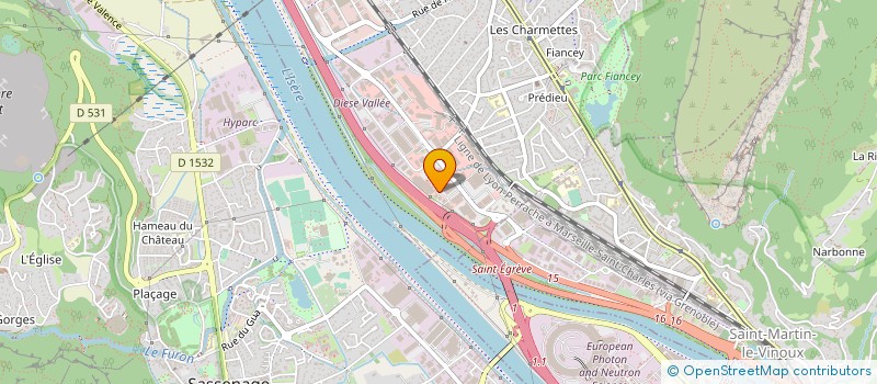localisation de l'entreprise MADAME VALERIE DIMIRDJIAN à SAINT-EGREVE