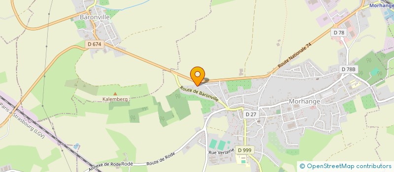 localisation de l'entreprise MADAME VALERIE DINQUER  MORHANGE