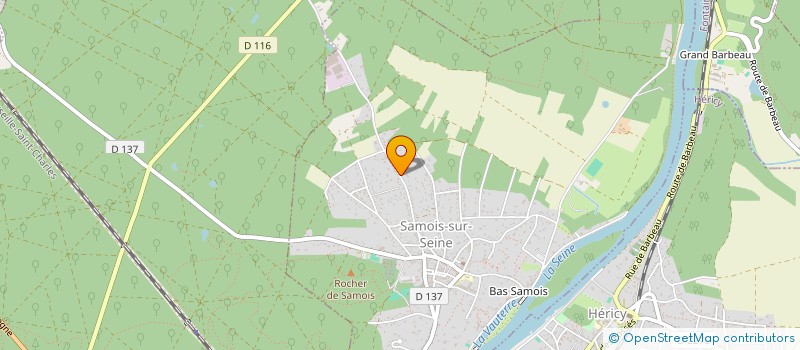 localisation de l'entreprise MADAME VALERIE DODILLE à SAMOIS-SUR-SEINE
