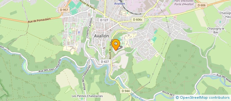 localisation de l'entreprise MADAME VALERIE DOIGNON à AVALLON