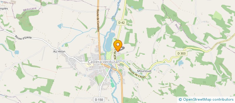 localisation de l'entreprise MADAME VALERIE DOIZELET  CASTERA-VERDUZAN