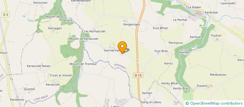 localisation de l'entreprise MADAME VALERIE DOLLEY  PLOUVIEN