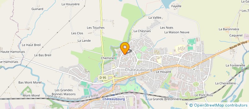 localisation de l'entreprise MADAME VALERIE DOMINIQUE HAMARD-SAILLARD-BRIANCON à CHATEAUBOURG