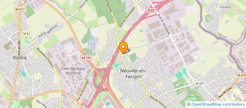 localisation de l'entreprise MADAME VALERIE DONNEE à LILLE