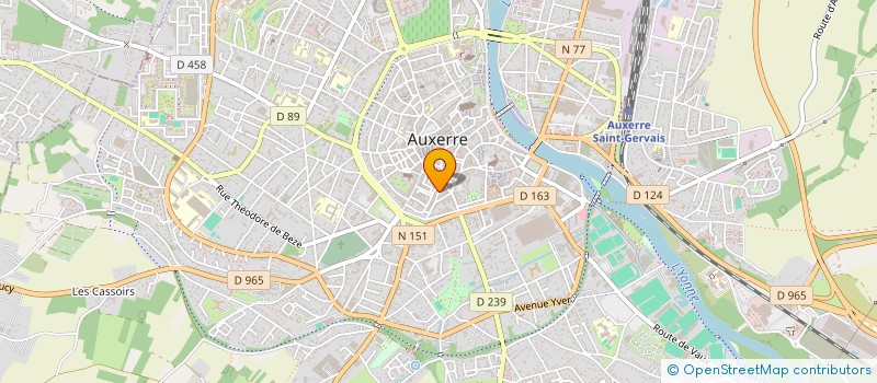localisation de l'entreprise MADAME VALERIE DORANGE à AUXERRE
