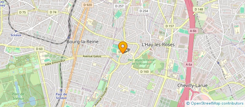 localisation de l'entreprise MADAME VALERIE DOUARD  L'HAY-LES-ROSES