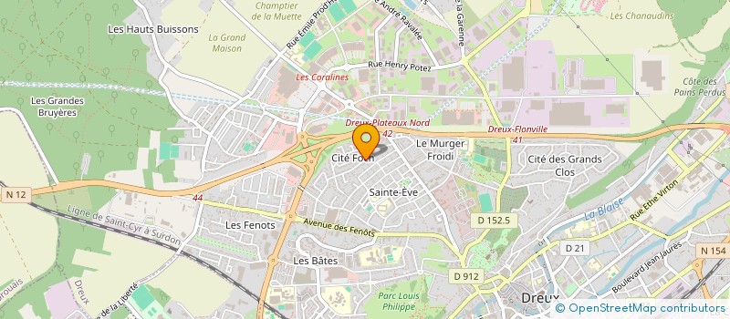 localisation de l'entreprise MADAME VALERIE DOUBLET à DREUX