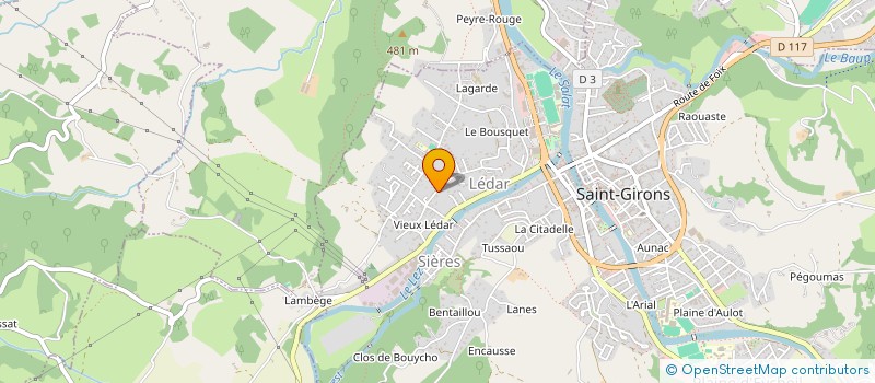 localisation de l'entreprise MADAME VALERIE DOUDEUIL à SAINT-GIRONS