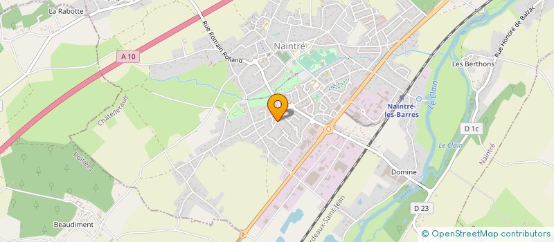 localisation de l'entreprise MADAME VALERIE DOUSSINEAU  NAINTRE