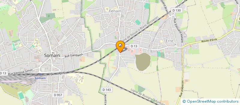 localisation de l'entreprise MADAME VALERIE DOUTRELIGNE  FENAIN