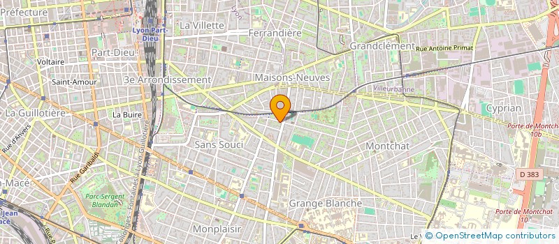 localisation de l'entreprise MADAME VALERIE DRAMARD  LYON