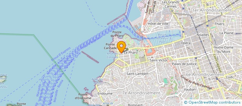 localisation de l'entreprise MADAME VALERIE DRAY  MARSEILLE