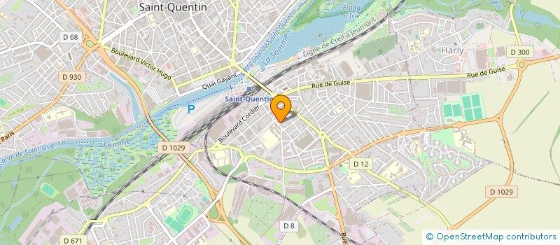 localisation de l'entreprise MADAME VALERIE DRECOURT à SAINT-QUENTIN