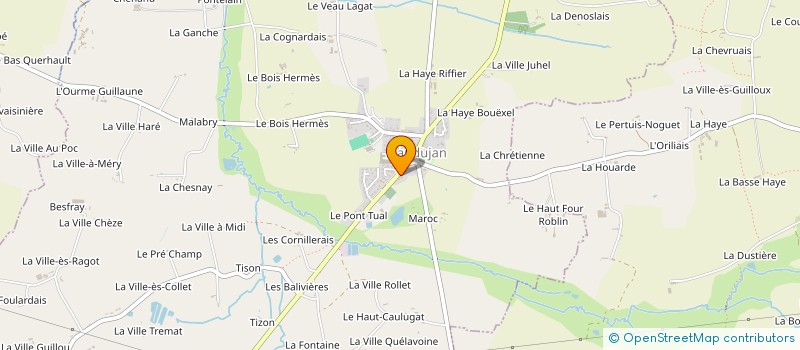 localisation de l'entreprise MADAME VALERIE DROLLEE  LANDUJAN
