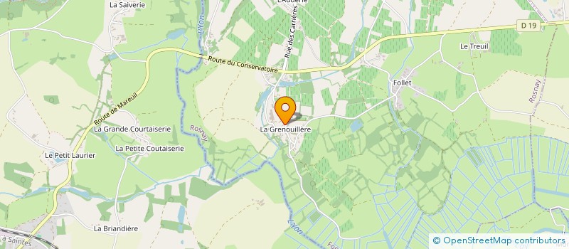 localisation de l'entreprise MADAME VALERIE DUBALD à ROSNAY