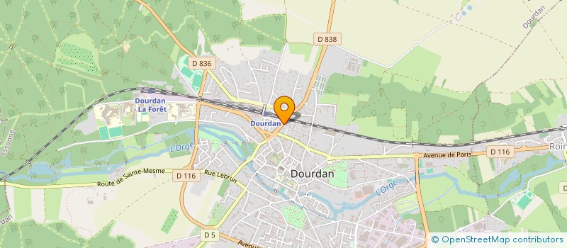 localisation de l'entreprise MADAME VALERIE DUBOIS  DOURDAN