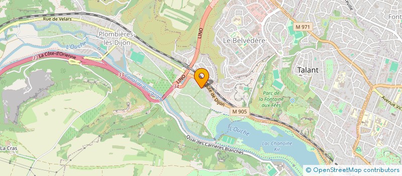 localisation de l'entreprise MADAME VALERIE DUBOIS  PLOMBIERES-LES-DIJON