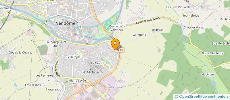 localisation de l'entreprise MADAME VALERIE DUBOIS  VENDOME