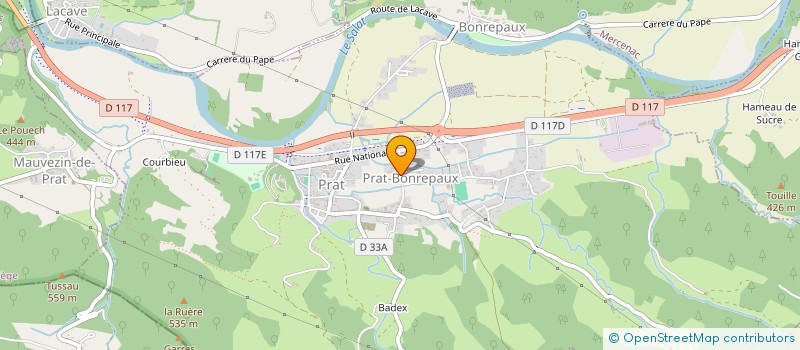 localisation de l'entreprise MADAME VALERIE DUBOUCH à PRAT-BONREPAUX
