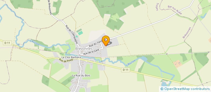 localisation de l'entreprise MADAME VALERIE DUBUS  BREVONNES