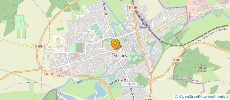 localisation de l'entreprise MADAME VALERIE DUCHAUSSOY  GISORS