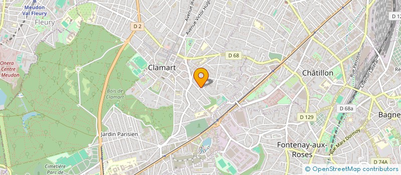 localisation de l'entreprise MADAME VALERIE DUCLOS à CLAMART
