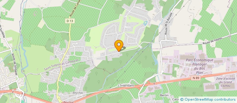 localisation de l'entreprise MADAME VALERIE DUCOM  SAINT-SULPICE-ET-CAMEYRAC