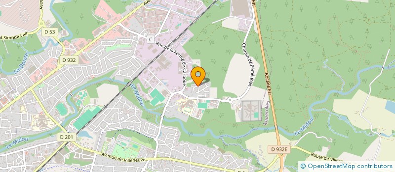 localisation de l'entreprise MADAME VALERIE DUCOUT  MONT-DE-MARSAN