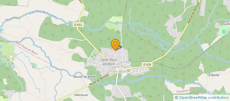 localisation de l'entreprise MADAME VALERIE DUCROCQ  SAINT-PAUL-EN-BORN