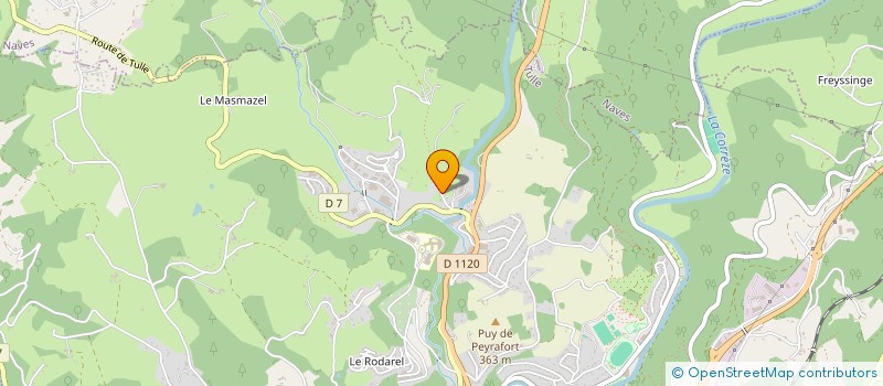 localisation de l'entreprise MADAME VALERIE DUFFAUD  TULLE