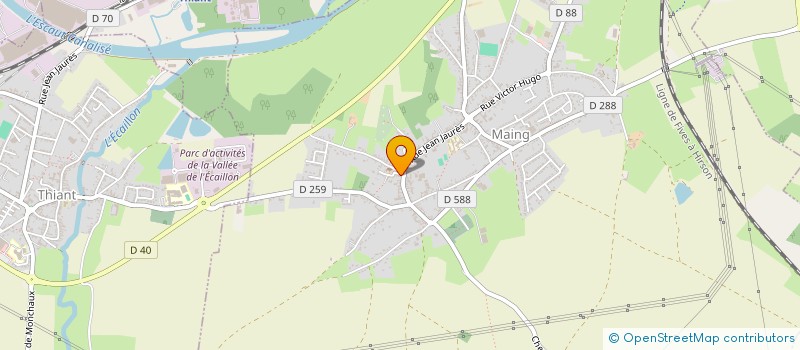 localisation de l'entreprise MADAME VALERIE DUFLOT  MAING