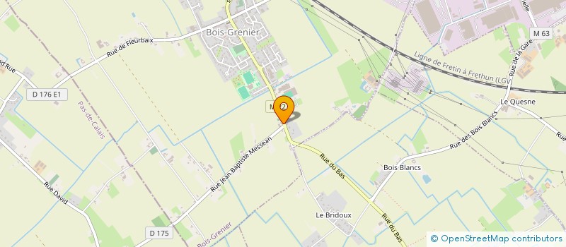 localisation de l'entreprise MADAME VALERIE DUFOUR  BOIS-GRENIER