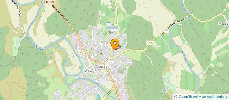 localisation de l'entreprise MADAME VALERIE DUFOUR  QUISSAC