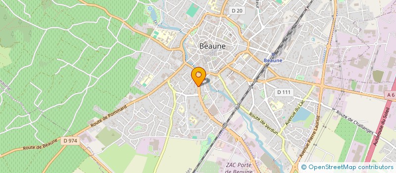 localisation de l'entreprise MADAME VALERIE DUFRAIGNE à BEAUNE