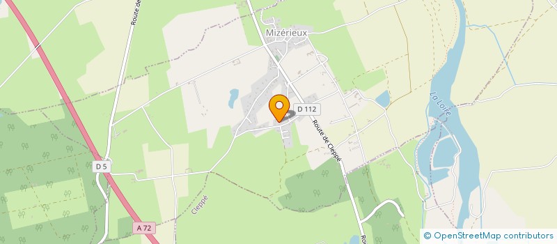 localisation de l'entreprise MADAME VALERIE DUGUA  MIZERIEUX