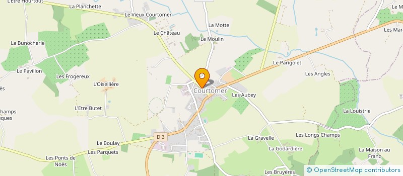 localisation de l'entreprise MADAME VALERIE DUHAI à COURTOMER