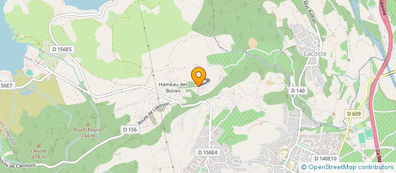 localisation de l'entreprise MADAME VALERIE DUMEZ  CLERMONT-L'HERAULT