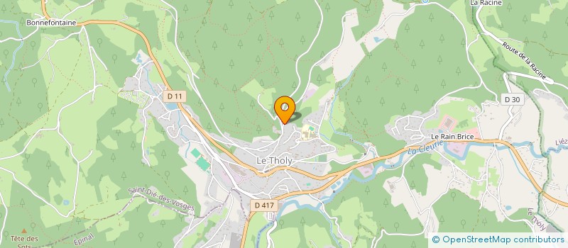 localisation de l'entreprise MADAME VALERIE DUMONT  LE THOLY