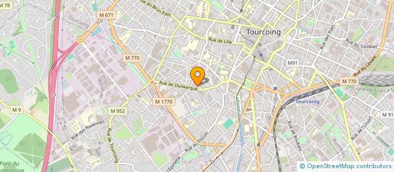 localisation de l'entreprise MADAME VALERIE DUMONT à TOURCOING