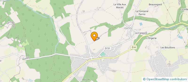 localisation de l'entreprise MADAME VALERIE DUPONT à LANTIC