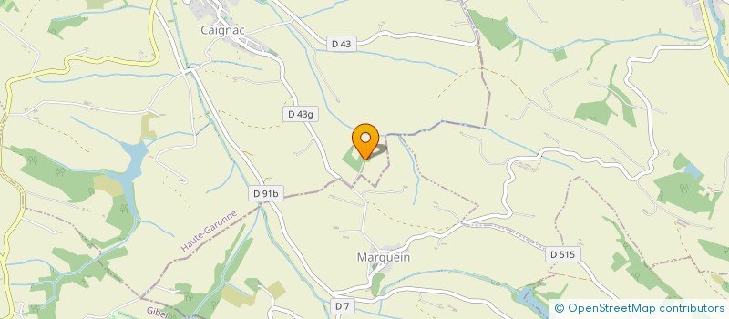 localisation de l'entreprise MADAME VALERIE DUPONT à CAIGNAC