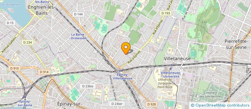 localisation de l'entreprise MADAME VALERIE DUPONT à DEUIL-LA-BARRE