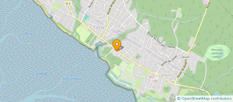 localisation de l'entreprise MADAME VALERIE DUPOUY  LANTON