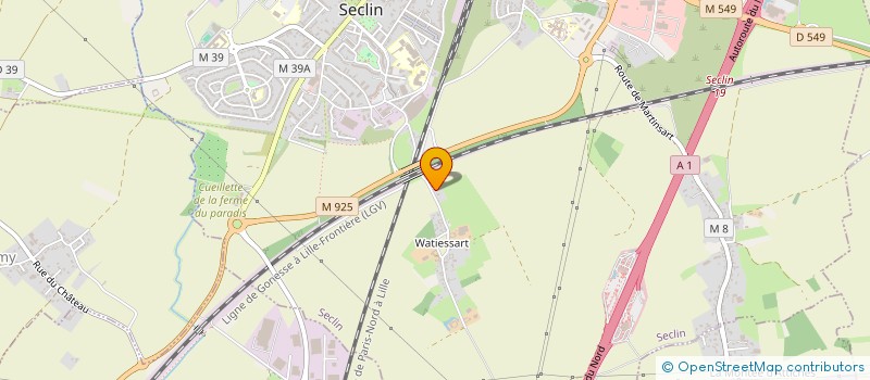 localisation de l'entreprise MADAME VALERIE DUPRIEZ  SECLIN